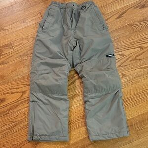 Lands' End Kids Gray Snow Pants